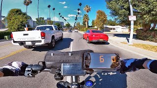 72v 12000w Stealth Bomber Clone Los Angeles Street Riding [upl. by Vivyanne]