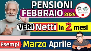 ✅ PENSIONI FEBBRAIO 2024 ➡ NOVITà VERI NETTI MARZO APRILE 📊 taglio IRPEF AUMENTI trattenute RITIRO [upl. by Kaufman270]