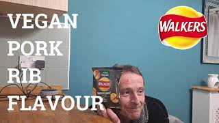 Walkers Unbelievably Vegan BBQ Pork Rib Crisps [upl. by Adi]