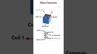 Relay connection  shorts relay electroniccomponents rahulkielectronic [upl. by Shandie]