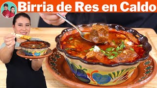 Nueva Receta de BIRRIA de RES llena de SABOR  Mejor que NUNCA Perfecta para CALDO y TACOS [upl. by Brittani]