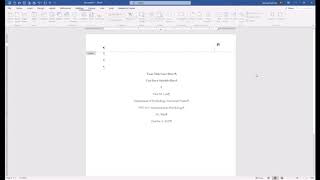 APA Style 7th Edition Student Paper Formatting [upl. by Denny669]