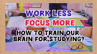 Work LessFocus More📖📚 How to train our Brain for studying 📚🎯Study motivation Studydays study [upl. by Abrahams]