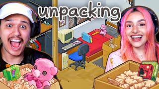 ARRUMANDO NOSSA CASA NO UNPACKING [upl. by Nolyar]