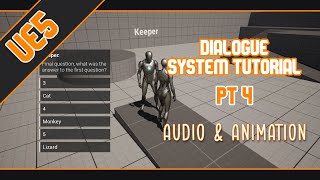 UE5  Ultimate Dialogue System  Tutorial  Pt4 [upl. by Aidroc]