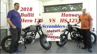 2018 Retro Scramblers Bullit Hero Vs Hanway HS [upl. by Koffler]