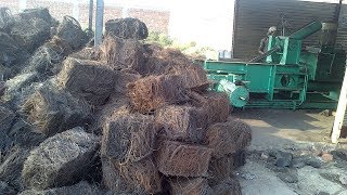 baling press waste tyre wires scrap bailing recycling presses pyrolysis plant [upl. by Alverta]