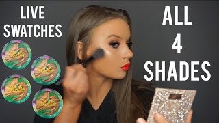 NEW SHADES Physicians Formula Butter Bronzers  Live Swatches and Review [upl. by Essirahs]