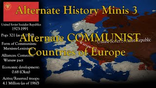 Alternate Communist Countries of Europe Alternate history Minis 3 [upl. by Renita]