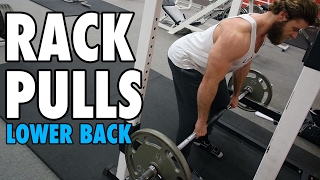 Rack Pulls  Lower Back  HowTo Exercise Tutorial [upl. by Silverstein365]