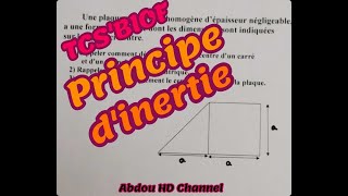 Principe dinertie Tronc commun scientifique exercice n3 [upl. by Hsiwhem]