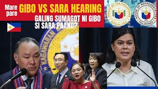 Sara DDS vs GiBO DND Budget hearing may nag tiya Pusit Sara May Dapat na Maging president Gibo [upl. by Tal]