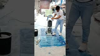 Polishing The Epoxy Terrazzo Slab With Resin Diamond Polishing Pads [upl. by Maidel]