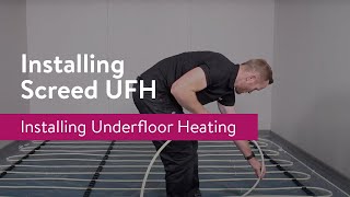 Installing NuHeats Screed Underfloor Heating [upl. by Phelps]