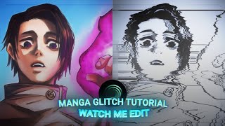 Manga Glitch Tutorial Alight Motion Preset [upl. by Kisung]