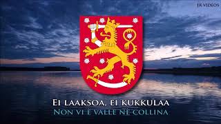 Inno Nazionale della Finlandia FIIT testo  Anthem of Finland Italian [upl. by Hardwick]