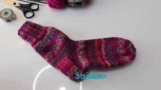 Socken stricken für Anfänger  Teil 1 [upl. by Christopher]