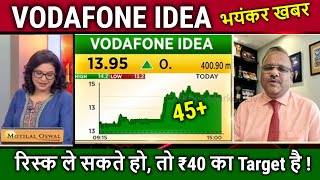 VODAFONE IDEA share latest newskharide ya nahivodafone idea share analysistarget 2024 [upl. by Colas]