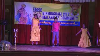 BCMC Onam 2023 Bollywood Dance I Alex Cristia and Crisbel [upl. by Evoy]