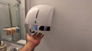 modunful Hand Dryers for Bathrooms Commercial Electric Hand Dryer Touchless Review [upl. by Lidah]