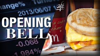 McDonalds Reports Rare Sales Increase US Stocks Open Higher [upl. by Greenland801]