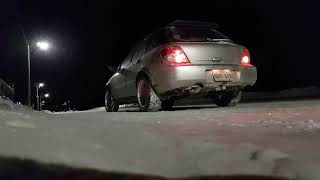 Mean 2004 Subaru Impreza TS SOHC UEL exhaust sound [upl. by Mikahs]