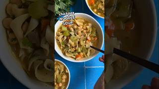 Chickpea Noodle Soup Vegan [upl. by Allenad]