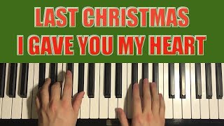 Wham  Last Christmas Piano Tutorial Lesson [upl. by Dj218]