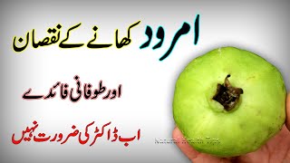 Top Disadvantages And Benefits Of Guava  Amrood ke Faide aur Nuqsan  Treatments Of Guava In Urdu [upl. by Iggie919]