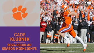 Cade Klubnik 2024 Regular Season Highlights  Clemson Quarterback [upl. by Adnuahs]