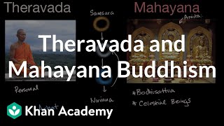 Theravada and Mahayana Buddhism  World History  Khan Academy [upl. by Zysk608]