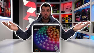 Lepro magic color led strip lights  ReviewUnboxing [upl. by Remmus]