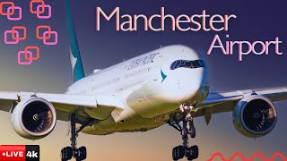 Live Manchester Airport Plane Spotting [upl. by Nytsirk]