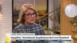 Uppgifter Amerikansk långdistansrobot mot Ryssland  Nyhetsmorgon  TV4 amp TV4 Play [upl. by Crescen]