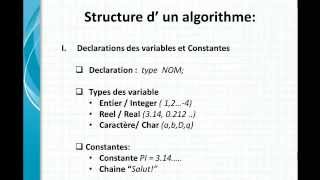 Programmation langage C C  Introduction au algorithm [upl. by Tarrance598]