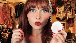 ASMR 1920s FlapperGirl Does Your Makeup [upl. by Kironde]