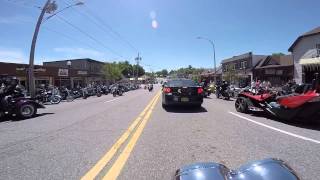 AMERICADE 2015 Ride Through Lake George NY [upl. by Rhee943]