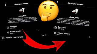 HOW TO HIDE Former Username  INSTAGRAM [upl. by Arreic]