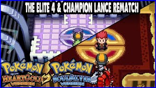 Pokemon HeartGold and SoulSilver  The Elite Four amp Champion Lance REMATCH SPEED UP [upl. by Mahgirb]