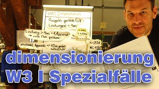 WAS Dimensionieren 3 I Grundlagen  Spezialfälle [upl. by Aikemit950]