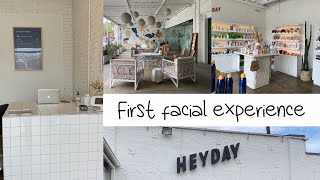 facial at HeyDay in Beverly with me skincare spa beauty [upl. by Drucilla]