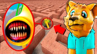 Can SLIDE EATER find me in a MAZE Gmod Sandbox [upl. by Devon]