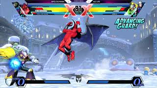 Curleh Mustache UMVC3  ApologyMan vs NoLife 1080p60fps [upl. by Siurtemed]