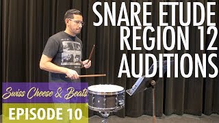 Region 12 Snare Drum Etude  Swiss Cheese amp Beats  Ep 10 [upl. by Etteiluj]