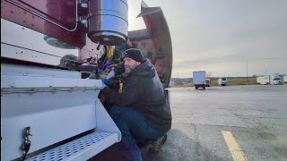 Winter Maintenance At A Missouri Truckstop [upl. by Behlke]