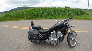 Test Ride and REVIEW  1995 Suzuki Intruder VS800 [upl. by Debora966]