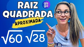 RAIZ QUADRADA NÃO EXATA \Prof Gis [upl. by Esilrac929]