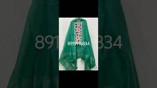 Mangalagiri pattu by cotton mangalagiri handloom top and dupatta  2650amp [upl. by Ybhsa]