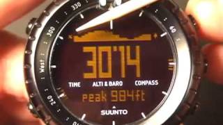 Suunto Core Review New Band and Log Function [upl. by Terrill]