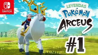 Primeras 2 horas de Leyendas Pokémon Arceus  Gameplay 1 juego completo en Español  Switch [upl. by Adleremse771]